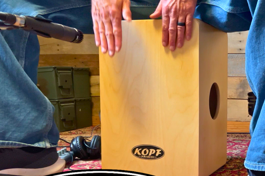 Birch cajon with light wood body known for bright and articulate sound.